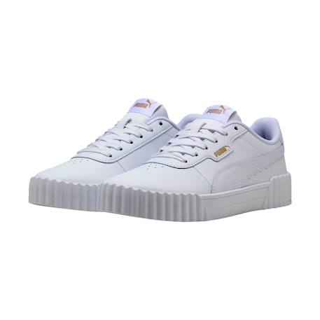 Baskets basses  fille à lacets Blanc 3 - vertbaudet enfant 