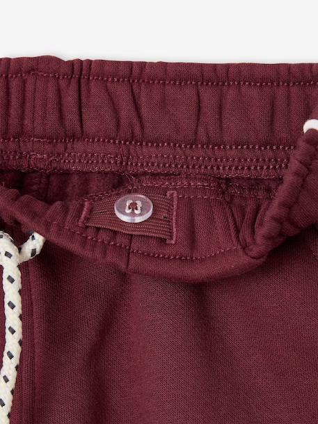 Pantalon de jogging garçon bordeaux+gris ardoise 5 - vertbaudet enfant 