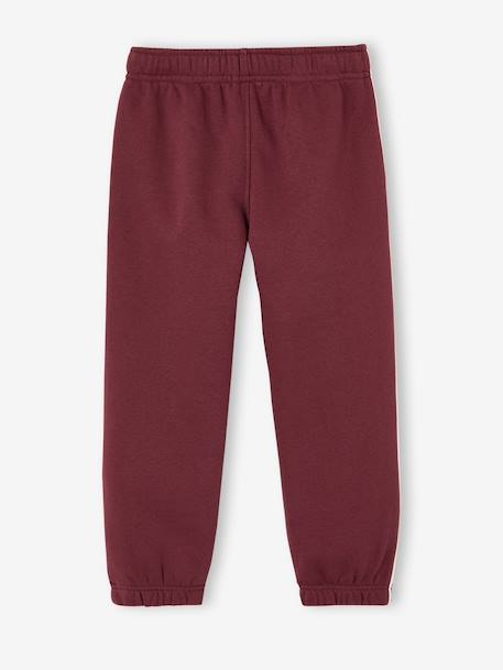 Pantalon de jogging garçon bordeaux+gris ardoise 2 - vertbaudet enfant 