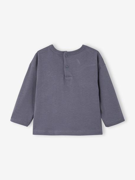 Lot de 2 T-shirts bébé garçon manches longues cacao+vert émeraude 15 - vertbaudet enfant 
