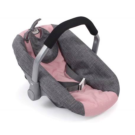 Siège auto pour poupons Gris et rose 2 - vertbaudet enfant 