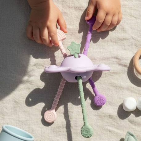 Jouet sensoriel planète multicolore Bleu+Violet 9 - vertbaudet enfant 