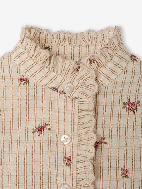 Blouse bébé fille manches longues écru 3 - vertbaudet enfant 