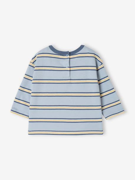 T-shirt manches longues bébé garçon bleu ciel 4 - vertbaudet enfant 