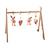 Arche d'éveil bois avec 4 jouets Beige/bleu+Beige/jaune+Beige/rose+Bleu+Ecru/caramel+Jaune+Jaune/vert+Marron+Rose 26 - vertbaudet enfant 