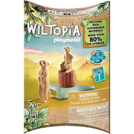 Wiltopia suricates 71069 Multicolore 2 - vertbaudet enfant 