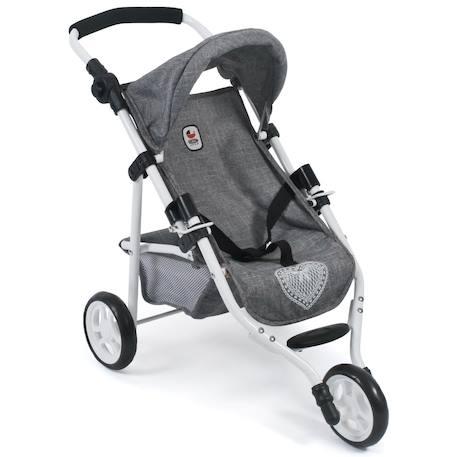 Petite poussette de jogging lola pour poupées - coloris 76 Gris 2 - vertbaudet enfant 