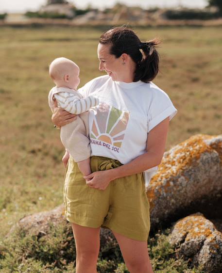 T-shirt d'allaitement mama del sol Blanc 1 - vertbaudet enfant 