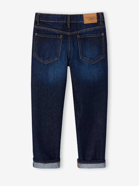 Jean droit garçon morphologie medium denim brut+stone 5 - vertbaudet enfant 