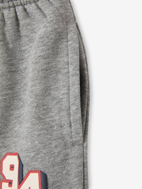 Pantalon jogging garçon gris chiné 5 - vertbaudet enfant 