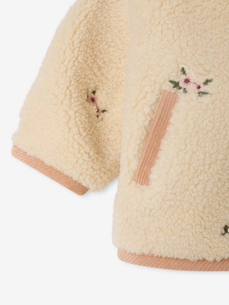Manteau à capuche bébé fille vanille 4 - vertbaudet enfant 