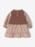 Robe 2 en 1 bébé fille manches longues chocolat 2 - vertbaudet enfant 