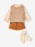 Ensemble 4 pièces bébé fille caramel 2 - vertbaudet enfant 