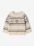 Pull bébé garçon manches longues beige chiné 1 - vertbaudet enfant 