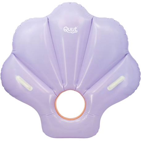 Bouée gonflable coquillage Violet, blanc 1 - vertbaudet enfant 