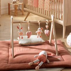Jouet-Premier âge-Arche d'éveil bois avec 4 jouets