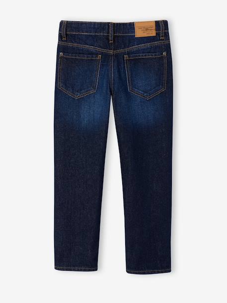 Jean droit garçon morphologie medium denim brut+stone 4 - vertbaudet enfant 