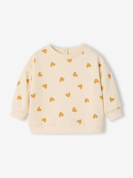 Sweat-shirt imprimé motif léopard taupe+vanille 8 - vertbaudet enfant 
