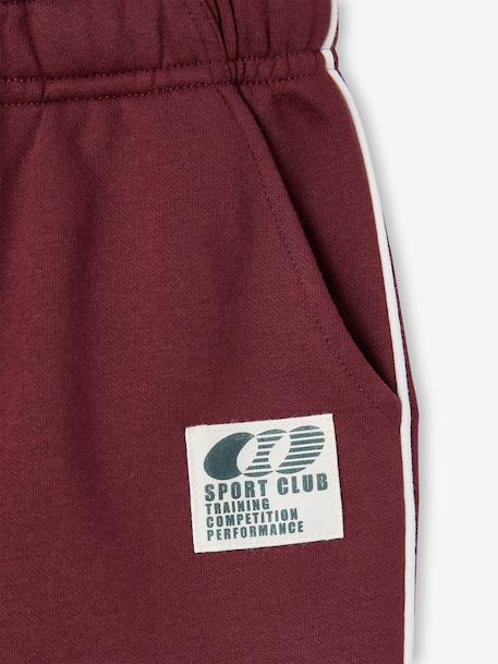Pantalon de jogging garçon bordeaux+gris ardoise 3 - vertbaudet enfant 
