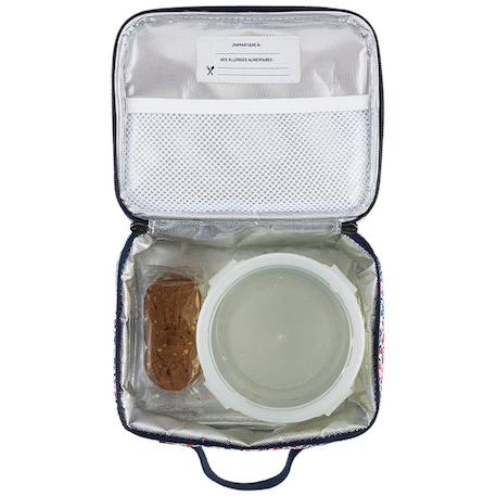Boîte à goûter tann's x tartine et chocolat fleurs Rose, bleu 2 - vertbaudet enfant 