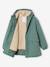 Parka garçon à capuche doublure sherpa Anthracite+kaki+vert sauge 17 - vertbaudet enfant 