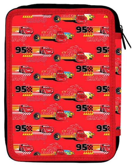 Trousse garçon Cars avec fournitures complètes Blanc / rouge / bleu 2 - vertbaudet enfant 