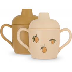 Puériculture-Lot de 2 tasses à bec
