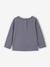 T-shirt manches longues bébé fille bleu grisé+rose pâle 4 - vertbaudet enfant 