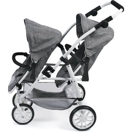 Le buggy twinny pour poupées Gris 1 - vertbaudet enfant 