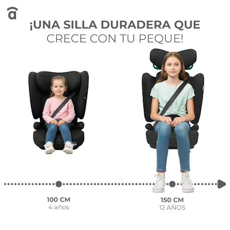 Siège auto 100-150cm omniguard Gris+Noir 6 - vertbaudet enfant 