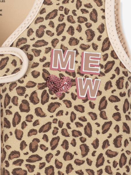 Gilet de flottaison Kitty Leopard marron imprimé 3 - vertbaudet enfant 