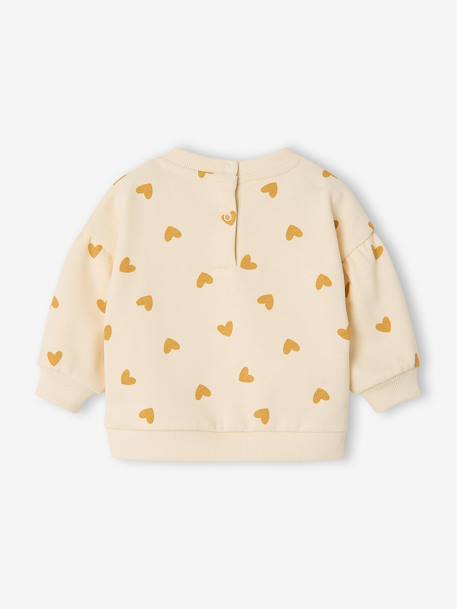 Sweat-shirt imprimé motif léopard taupe+vanille 9 - vertbaudet enfant 