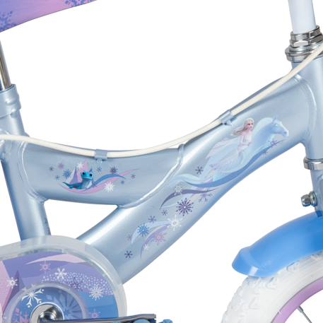 Vélo enfant disney - reine des neiges Bleu 4 - vertbaudet enfant 