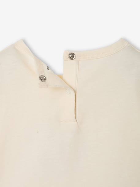 T-shirt manches longues bébé fille écru 2 - vertbaudet enfant 