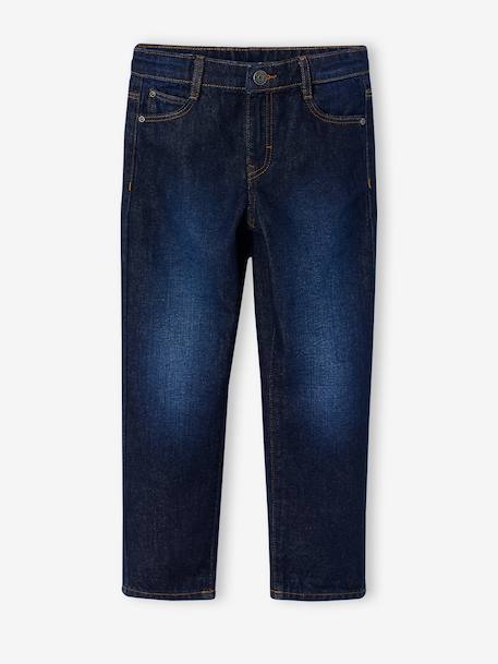 Jean droit garçon morphologie medium denim brut+stone 2 - vertbaudet enfant 