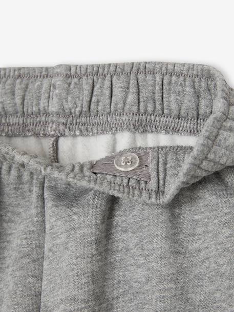 Pantalon jogging garçon gris chiné 6 - vertbaudet enfant 