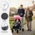 Poussette cadix Huile+Noir+Rose 4 - vertbaudet enfant 