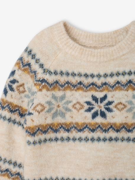 Pull bébé garçon manches longues beige chiné 3 - vertbaudet enfant 