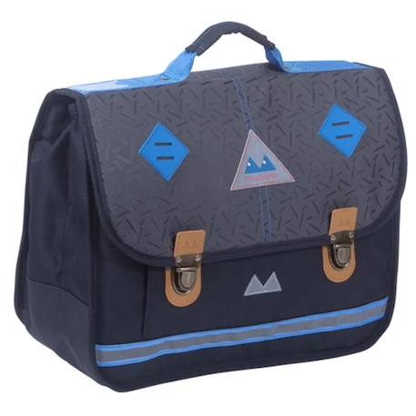 Cartable poids plume confettis 38 cm haut de gamme (voiture) Bleu+Multicolore+Noir / bleu 5 - vertbaudet enfant 