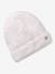 Bonnet fille cote écru+marine 1 - vertbaudet enfant 
