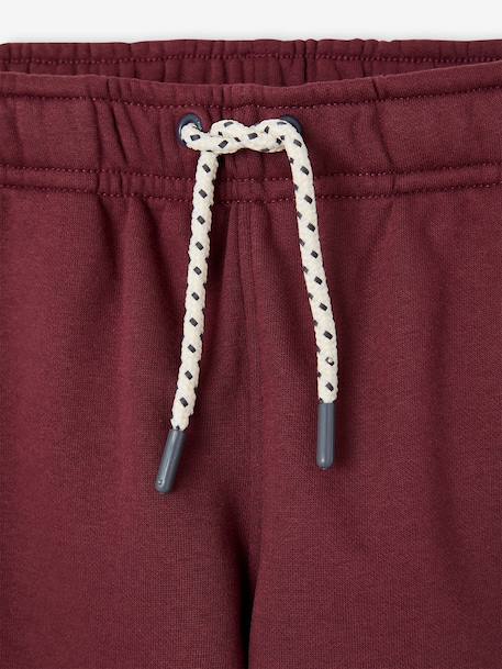 Pantalon de jogging garçon bordeaux+gris ardoise 4 - vertbaudet enfant 