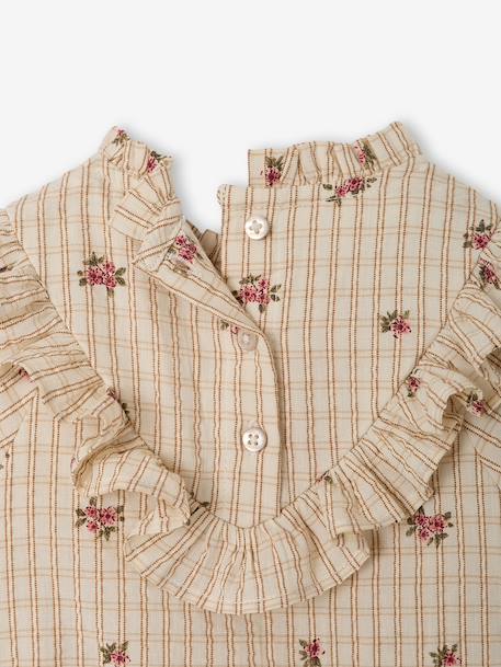 Robe bébé fille manches longues écru 4 - vertbaudet enfant 