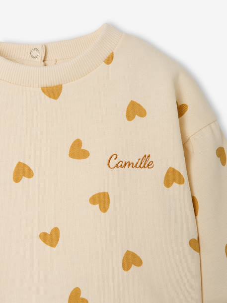 Sweat-shirt imprimé motif léopard taupe+vanille 10 - vertbaudet enfant 