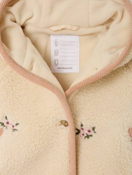 Manteau à capuche bébé fille vanille 3 - vertbaudet enfant 