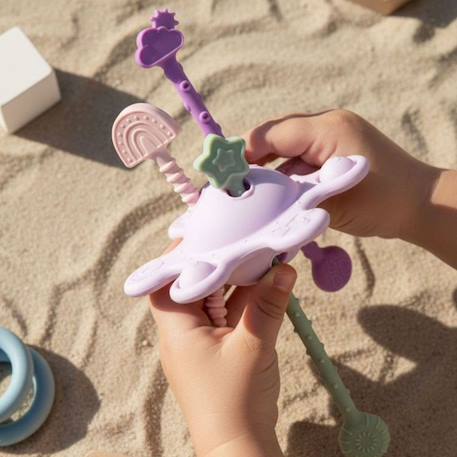 Jouet sensoriel planète multicolore Bleu+Violet 7 - vertbaudet enfant 