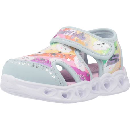 Sandales fille modèle cutie clouds Multicolore tqmt 4 - vertbaudet enfant 