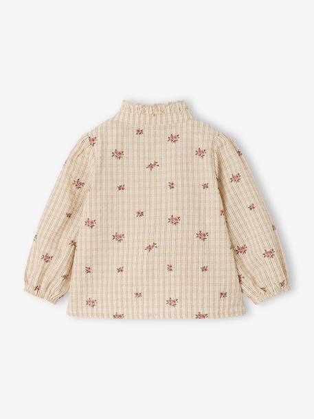 Blouse bébé fille manches longues écru 2 - vertbaudet enfant 