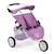 Poussette jogger 3 roues pour poupons jumelles Multicolore+Rose+Rose clair+Violet 11 - vertbaudet enfant 