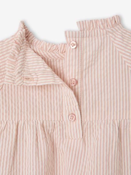 Blouse bébé fille manches longues rose poudré 4 - vertbaudet enfant 