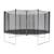 Trampoline 400cm filet protection mercure Gris 2 - vertbaudet enfant 